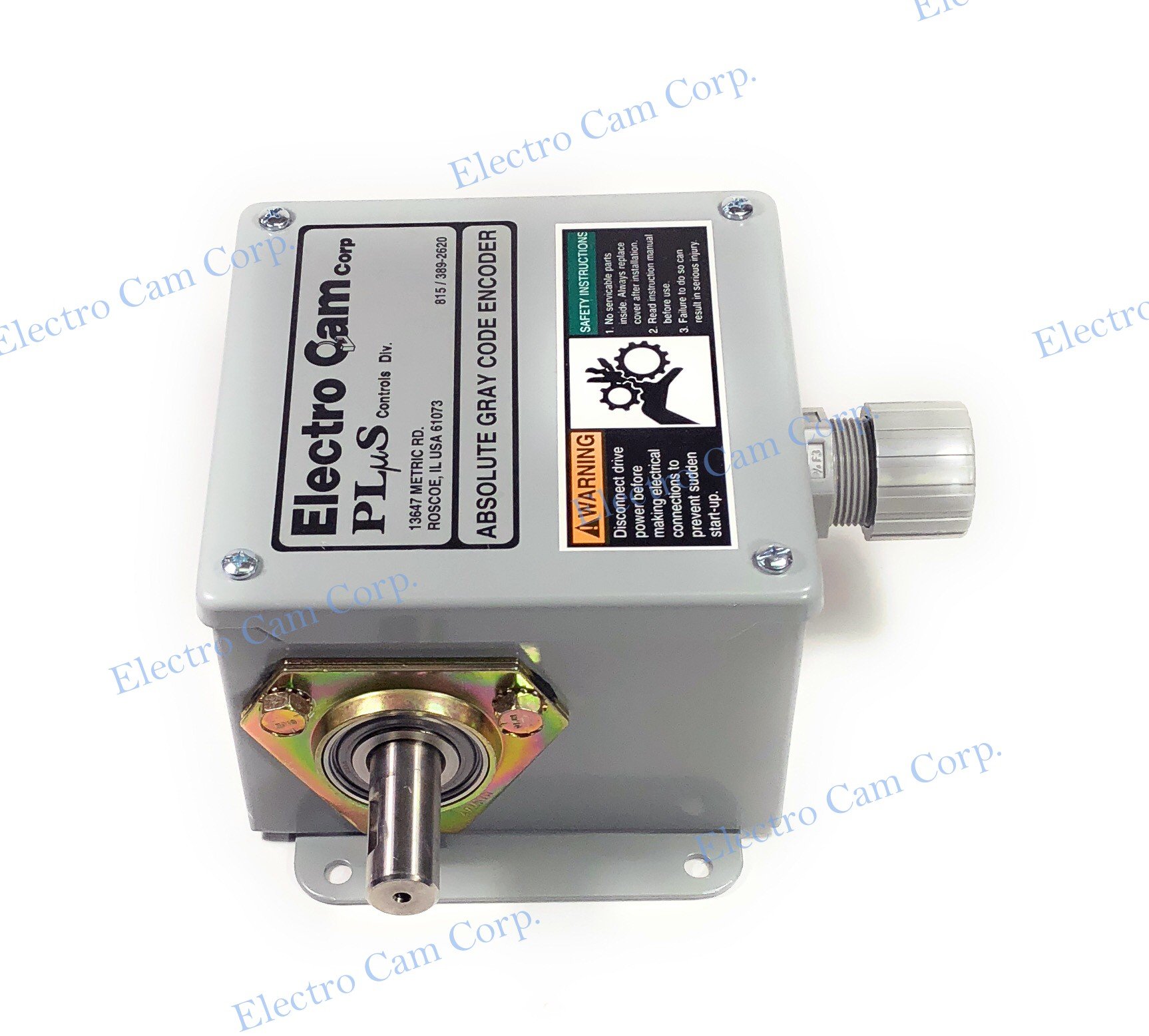 PS-4256-12-DDP Encoder Absolute Sourcing Gray Code — Electro Cam PS-4256-12-DDP Encoder Absolute Sourcing Gray Code — Electro Cam